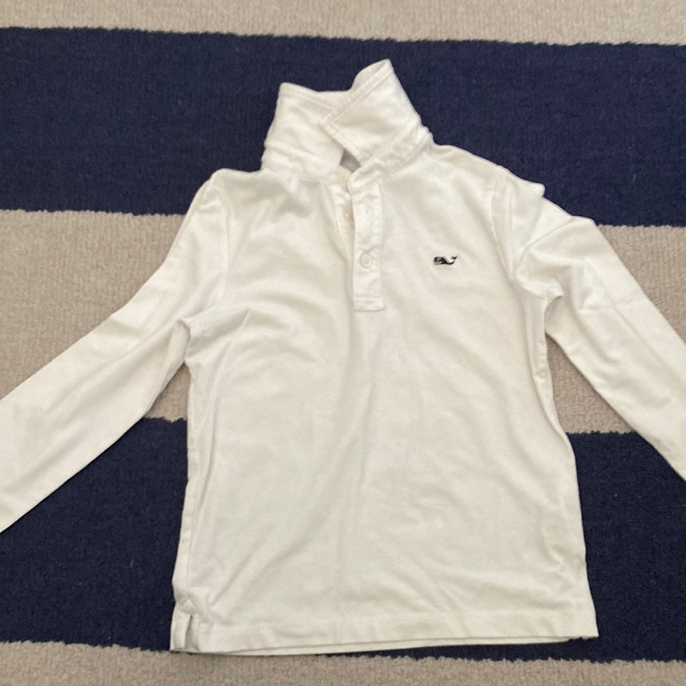 Vineyard vines white polo